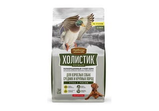 Деревенские лакомства Холистик Корм для собак средних и крупных пород Утка с рисом