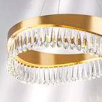 703163 Люстра HELIO 30W LED 2778LM ШАМПАНЬ 3500K