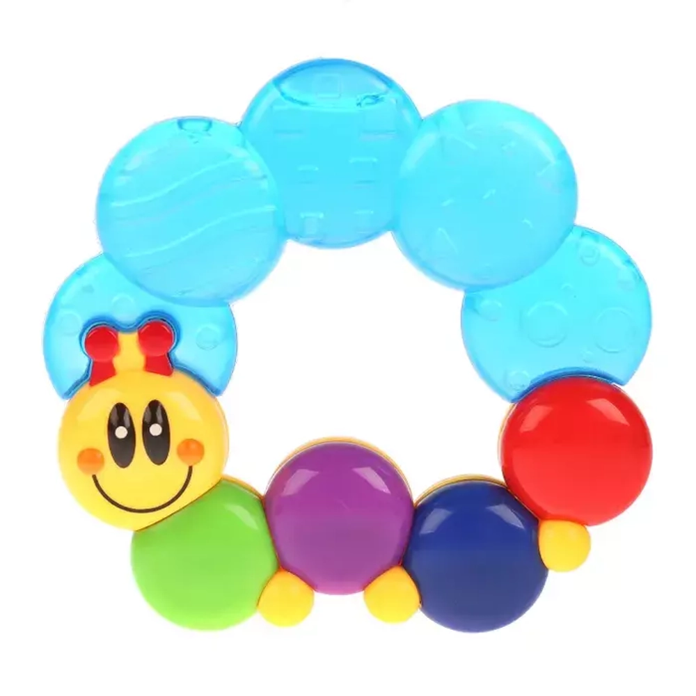 279352/Погремушка гусеничка прорезыватель на карт. (русс. уп.) Умка/HL306D-R/1