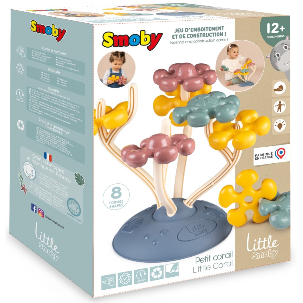 Моторная игрушка Smoby Little 140309 коралловое дерево развивающая для малышей от 12 месяцев — фото 1