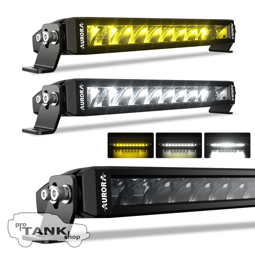 Двухцветная балка AURORA ALO-S6-10-R5H1 10″ 150W белый/желтый свет