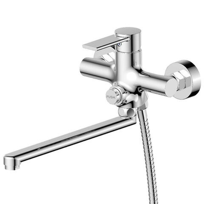 Смеситель для ванны, РМС, с картриджем, хром, SL130-006E