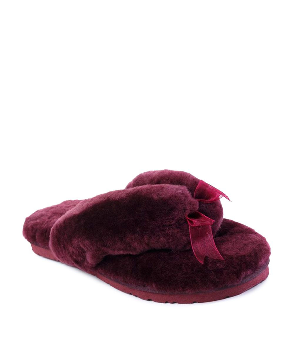 FLUFF FLIP FLOP II-dark purple