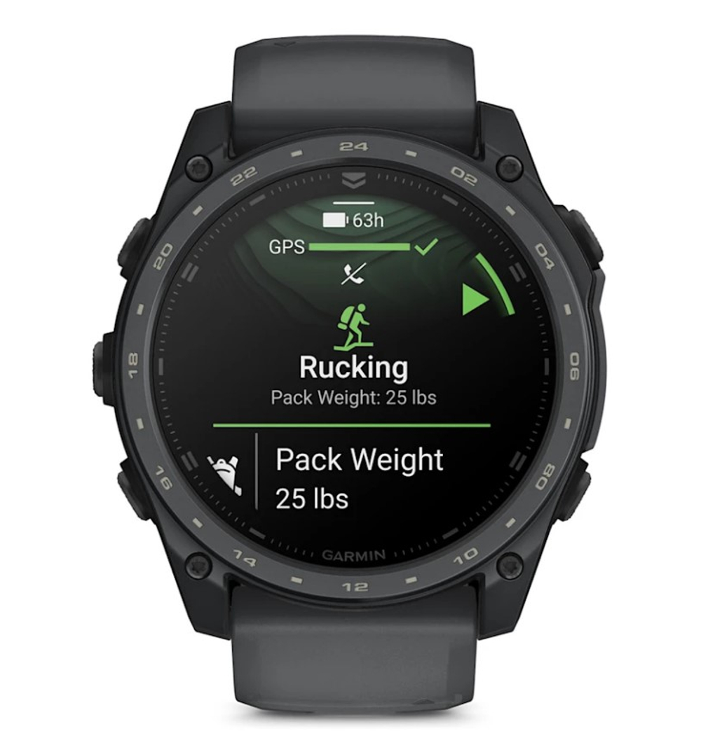 Тактические часы Garmin Tactix 8 – 51 mm, AMOLED, Cerakote Coating Includes Applied Ballistics Ultralight Solver and Slate Gray Cerakote Coating