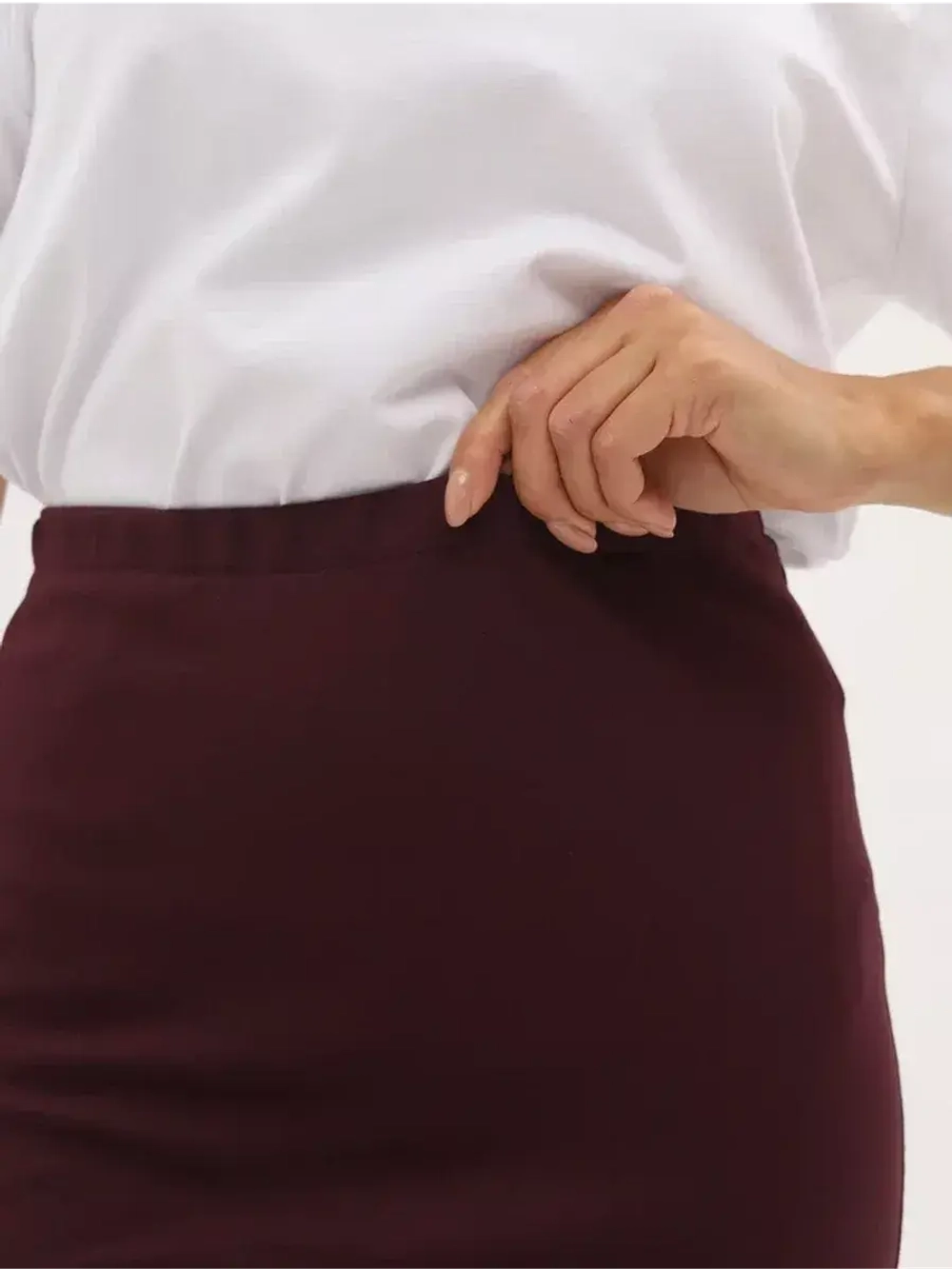 Юбка для беременных миди