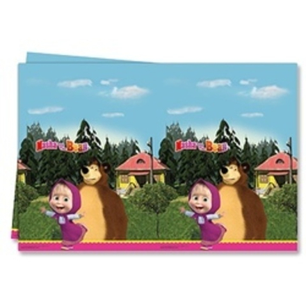 Скатерть п/э, Маша и Медведь 1,2мх1,8м