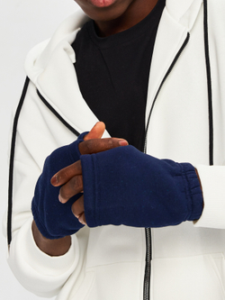 Митенки мужские из футера с начесом