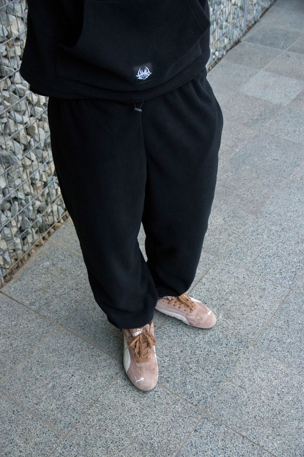 Брюки Hook Спортивные Утяжка Лого черные