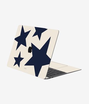 Виниловая наклейка POLAR STAR (белый) для MacBook