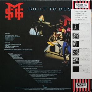 The Michael Schenker Group / Built To Destroy (LP)