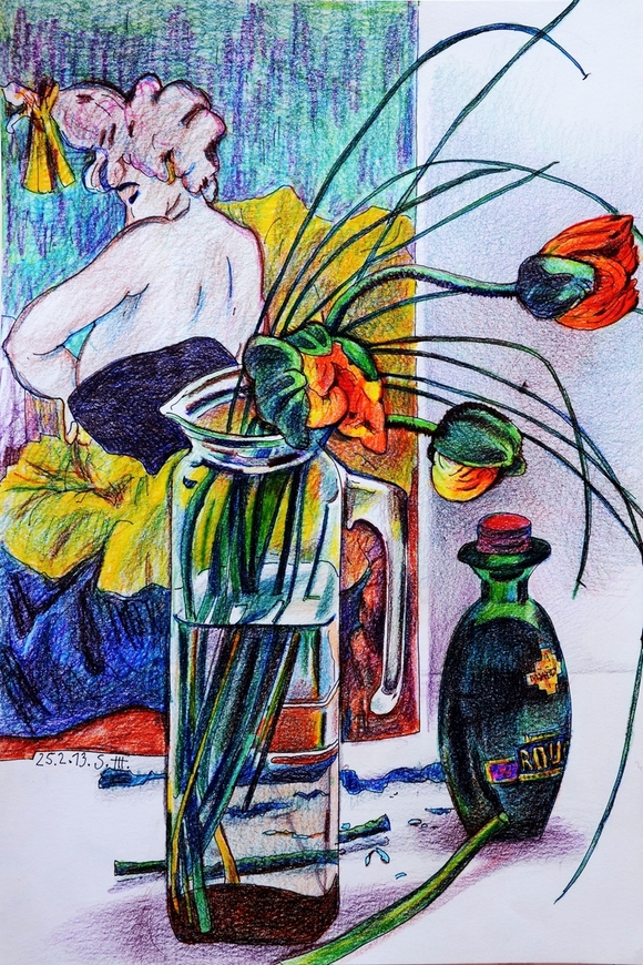 Репродукция на фотобумаге "Маки"