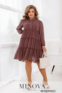 Платье 8635-бордо Minova