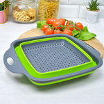 Дуршлаг 28см силиконовый складной №16