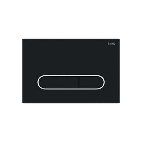 Клавиша смыва IDDIS Unifix UNI71MBi77 универсальная ЧЕРНАЯ матовая
