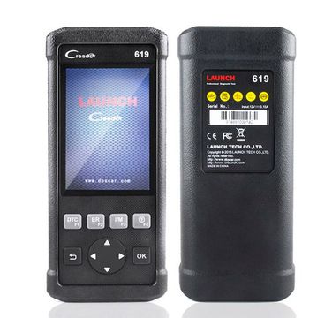 Launch CR619 RUS - автомобильный сканер с поддержкой ABS и SRS