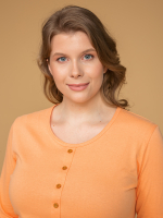 Лонгслив ЛНк-005/оранжевый