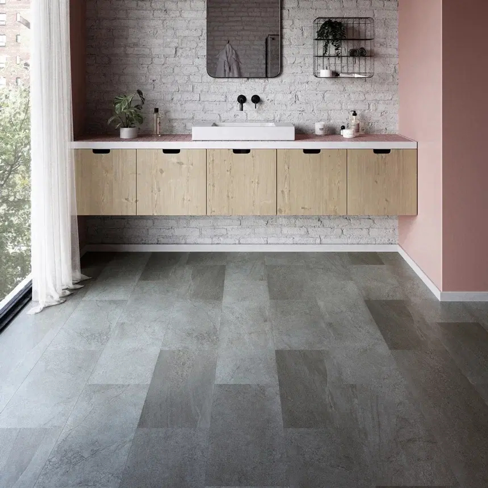 LVT плитка Invictus Maximus Tile Groovy Granite Lava