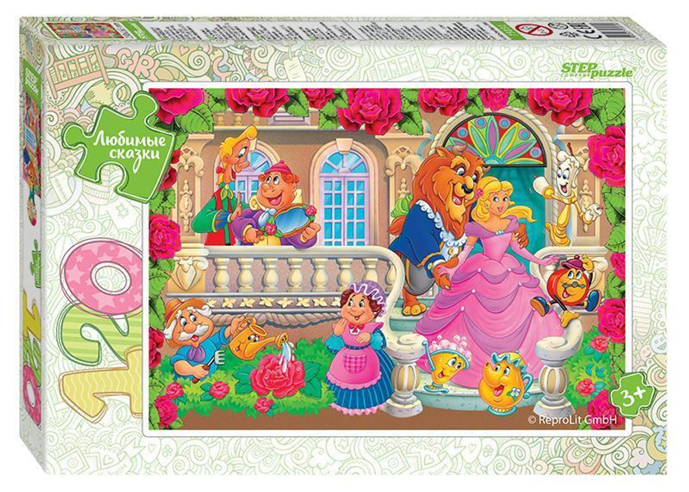 Пазл 120эл. "Любимые сказки" в ассорт. (Степ пазл)