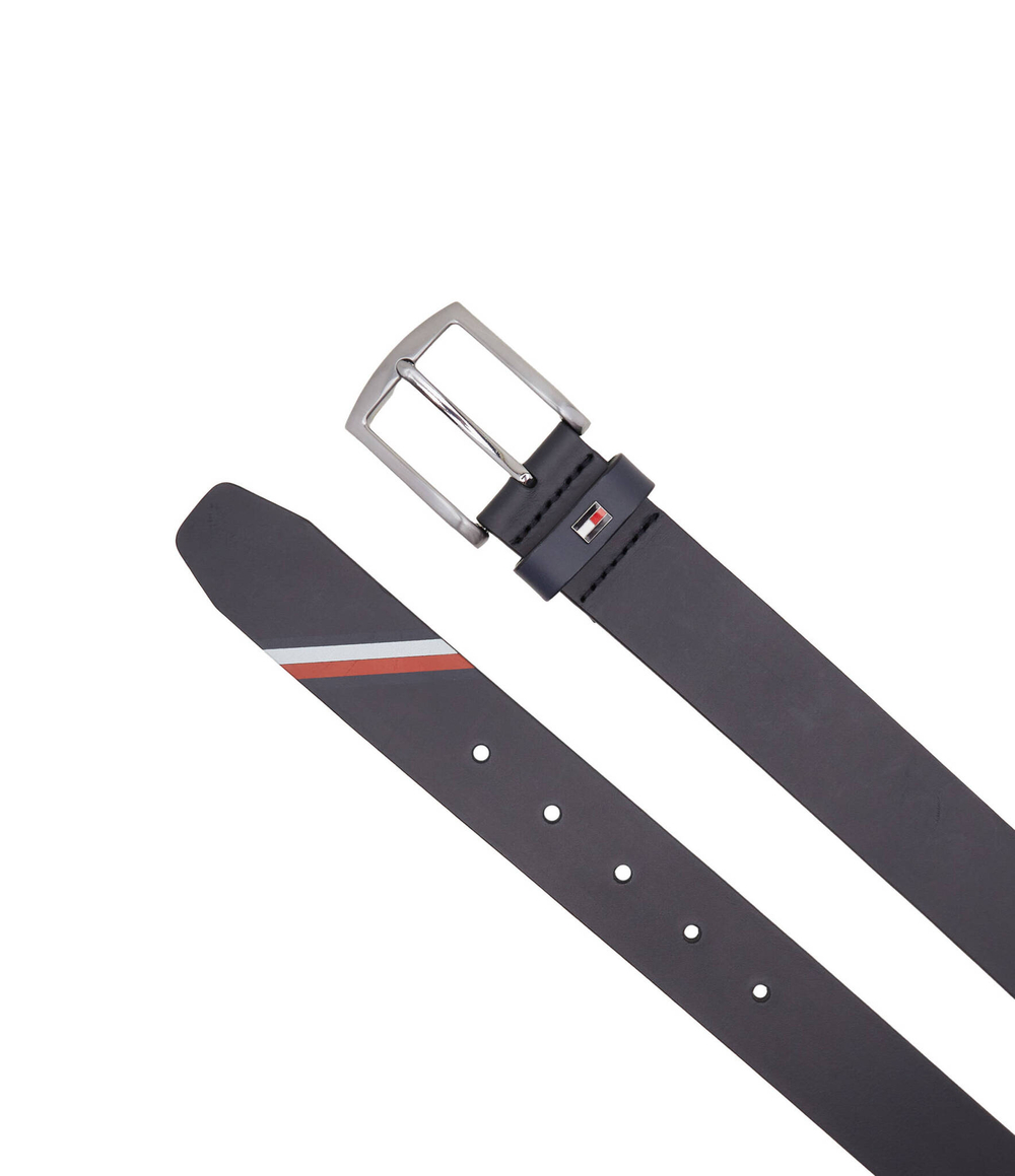 Кожаный ремень denton corporate Tommy Hilfiger - темно-синий(AM0AM11467)