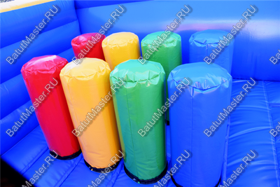 Большая площадка с высокой горкой "Дино-городок", 15*15*6 м