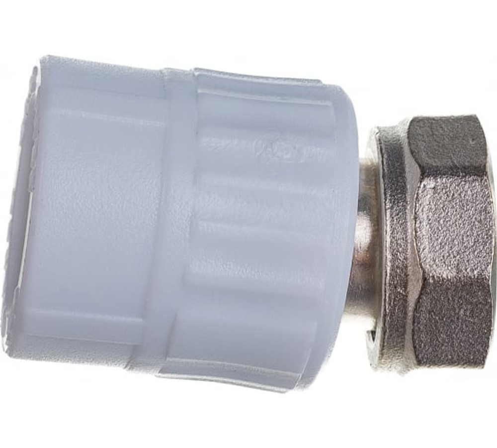 Муфта с накидной гайкой ППР 25 х 1" ВР VALFEX PP-R полипропиленовая белая