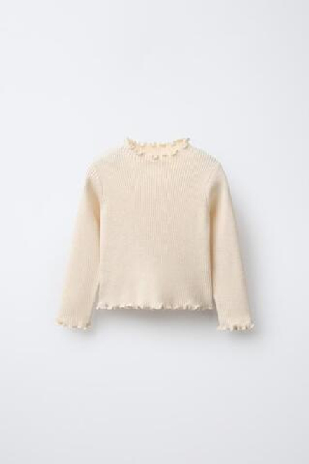 ZARA ЛОНГСЛИВ В РУБЧИК, СЛОНОВАЯ КОСТЬ