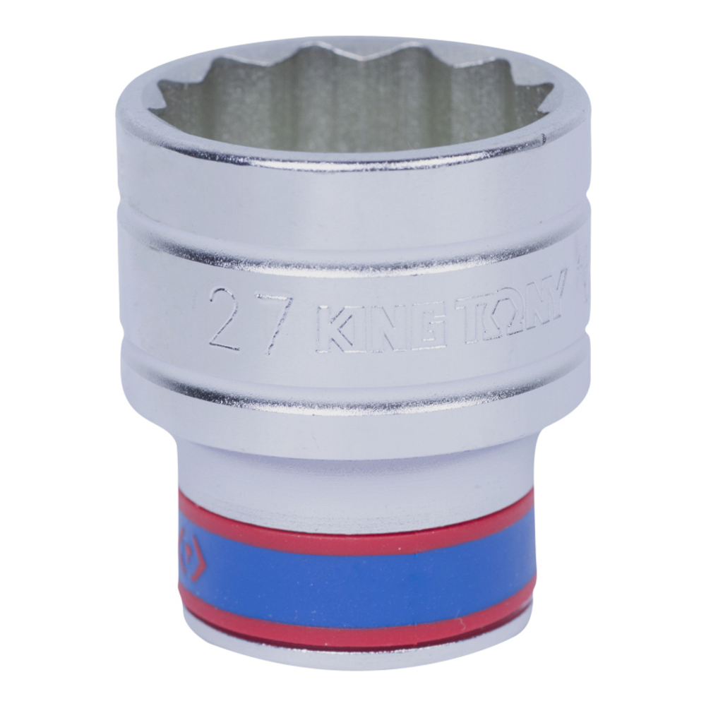 Головка торцевая стандартная двенадцатигранная 1/2&quot;, 27 мм KING TONY 433027M
