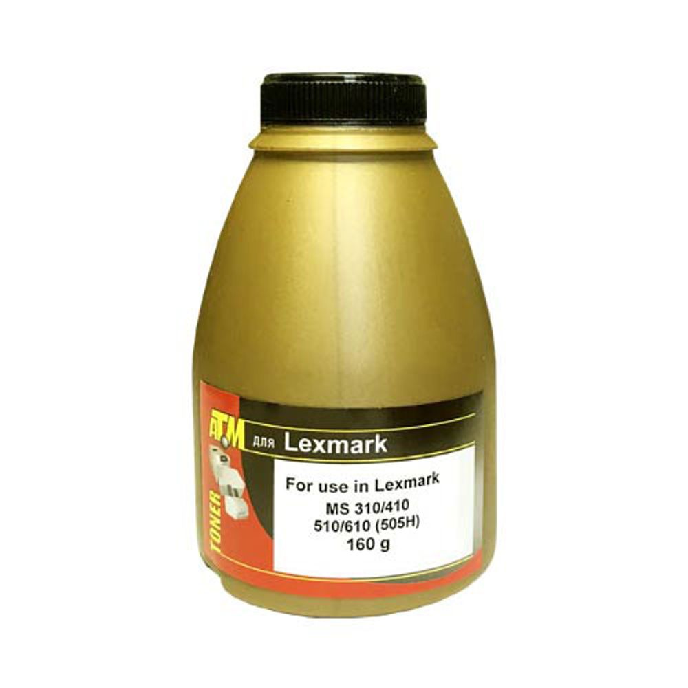 Тонер для Lexmark MS310/410/510/610/710/810 (160гр, 6К) Gold ATM