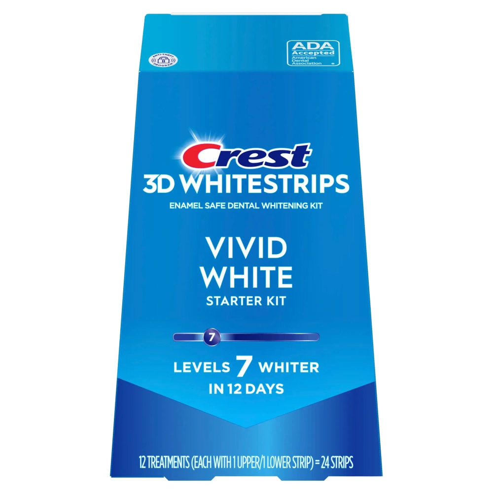 Отбеливающие полоски для зубов Crest 3D Whitestrips Vivid White