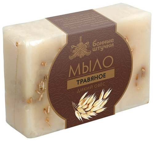 МЫЛО ГЛИЦЕРИНОВОЕ РУЧНОЙ РАБОТЫ БШ ДИКИЙ ОВЕС 100Г 33432