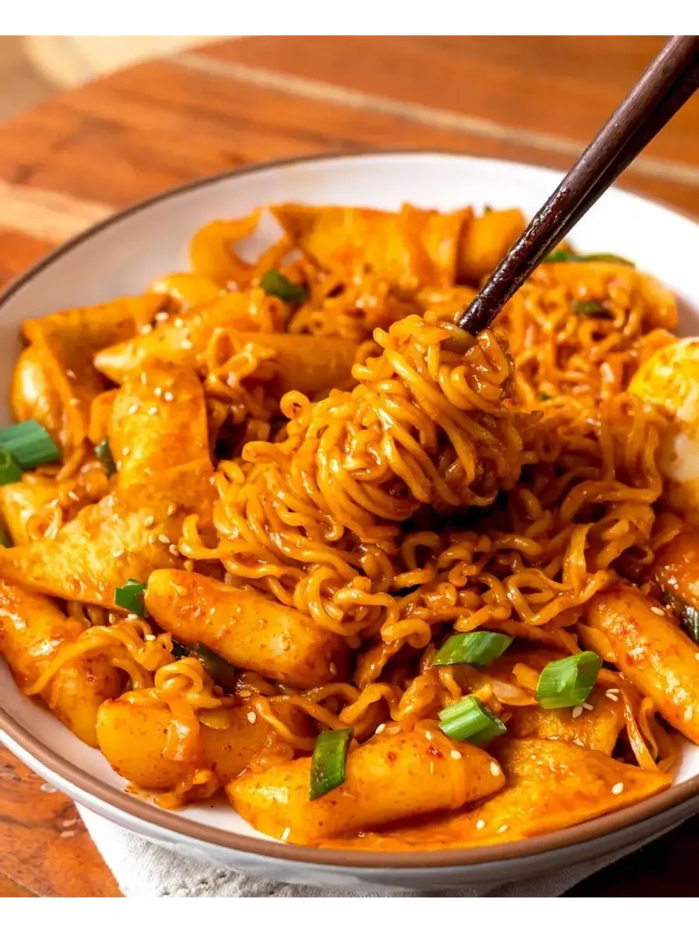 Рапокки рамен с токпокки в сладко-остром соусе 205 г