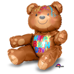 Шар Фольгированный Медвежонок сидячий (Коричневый)