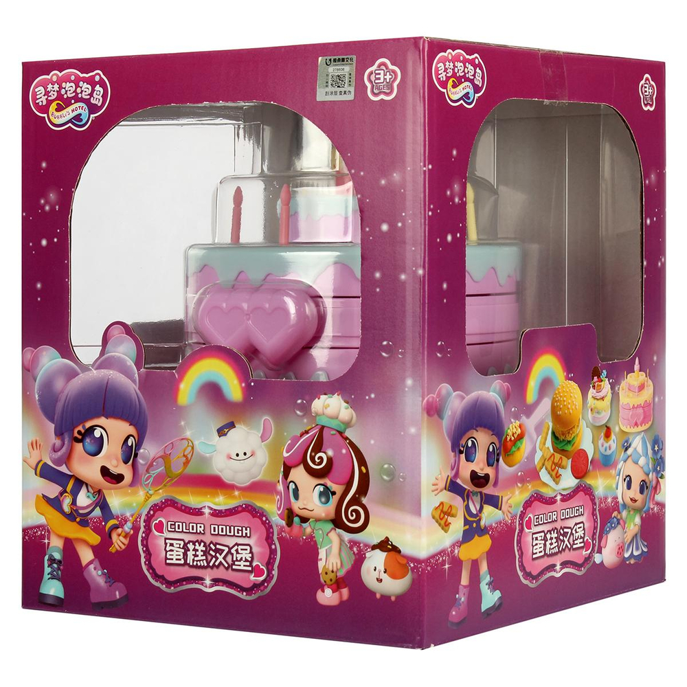 Набор тесто для лепки тортик, C-42195