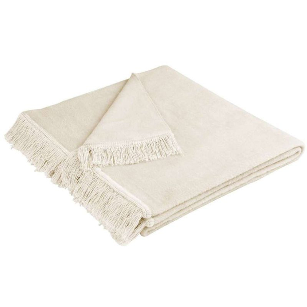 Плед 100х200 Biederlack Cover Cotton S&P Natur Германия