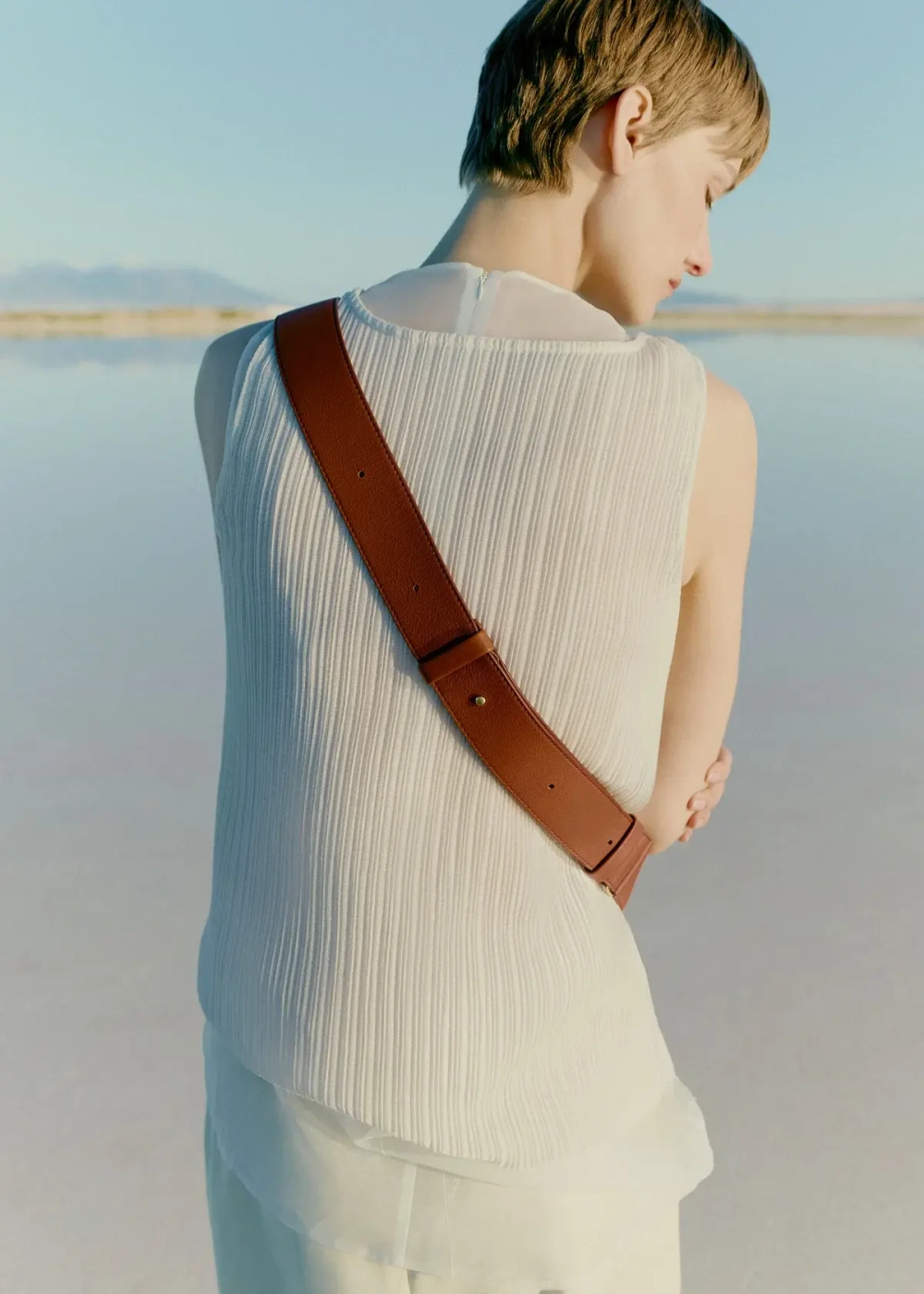 POLENE СУМКА NEYU, КОНЬЯЧНЫЙ