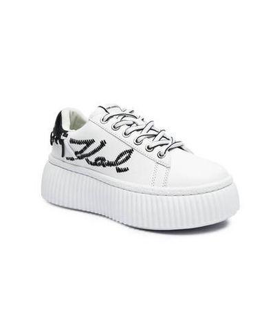 Кожаные кроссовки KREEPER Karl Lagerfeld - белый(KL42372)