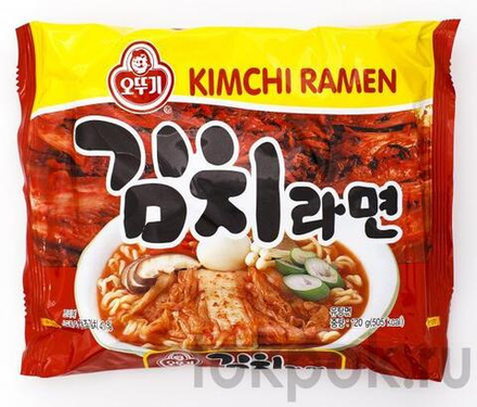 Лапша со вкусом кимчи Ottogi Kimchi Ramen, 120 гр