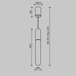 Подвесной светильник Technical P101PL-L500-12W3K-W