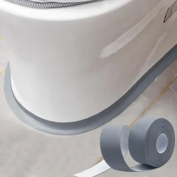 Серая бордюрная лента самоклеющаяся лента для кухни, ванной комнаты и пола,80мм*5,0м.