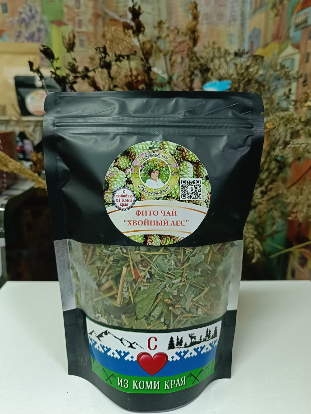 Ягодно-травяной чай "Хвойный лес"