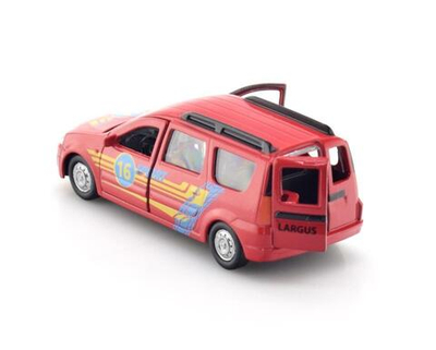 Модель ин. мет. "Lada Largus. Спорт" 12см, открыв. двери и багажник, в коробка (Технопарк)