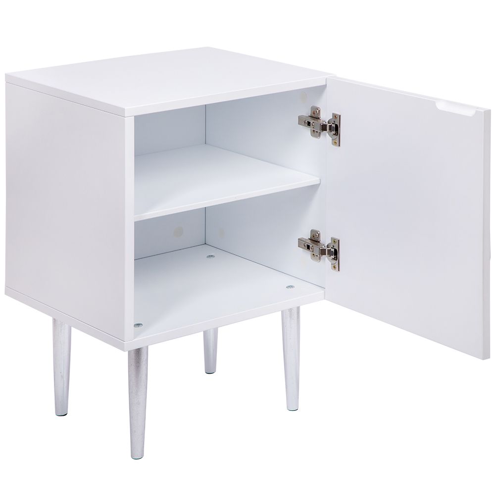 Тумба прикроватная Тропик Стайл Айс Сильвер правая