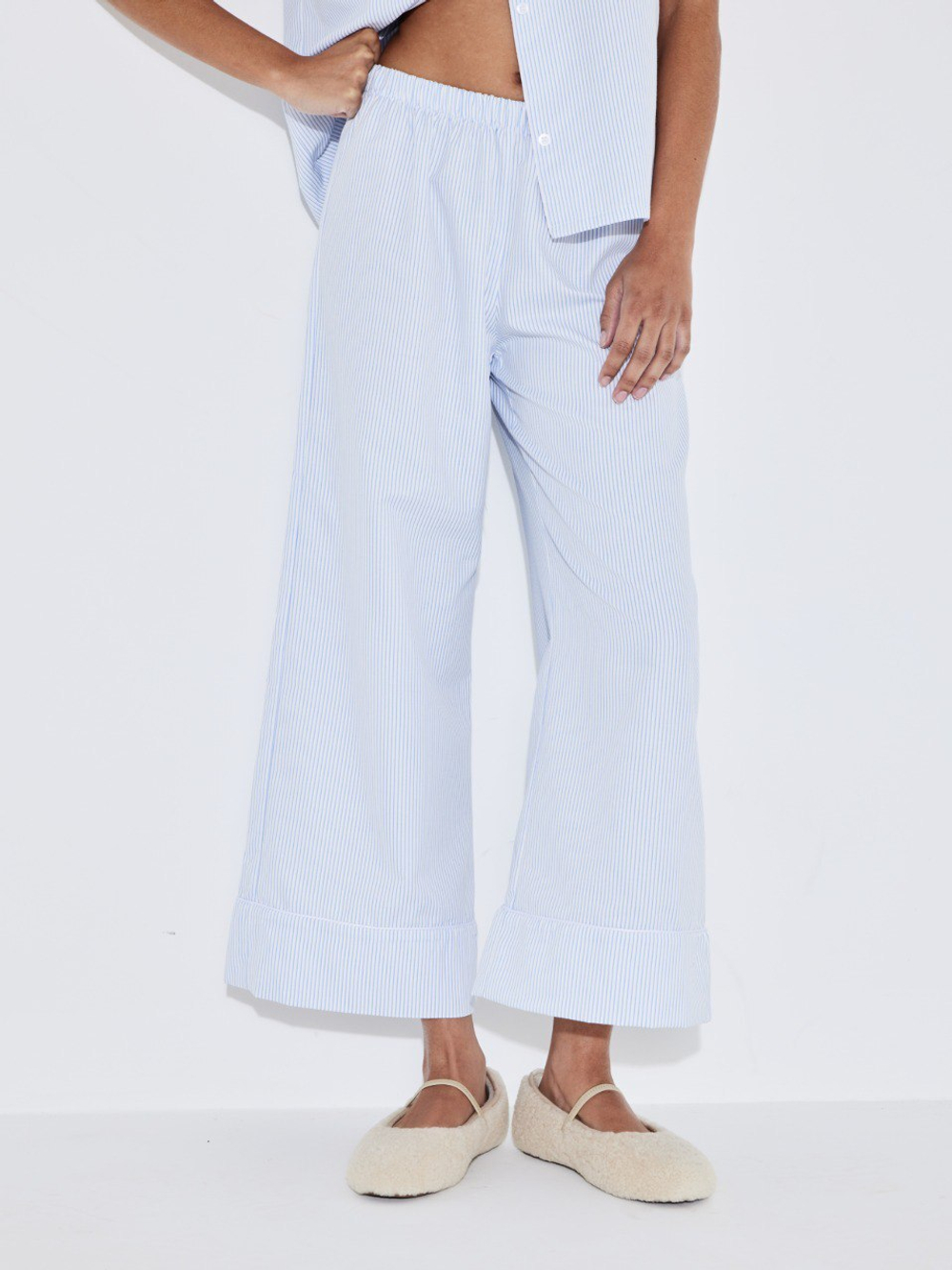 Пижама Suite Pyjama in Light Blue рубашка с длинным рукавом + брюки