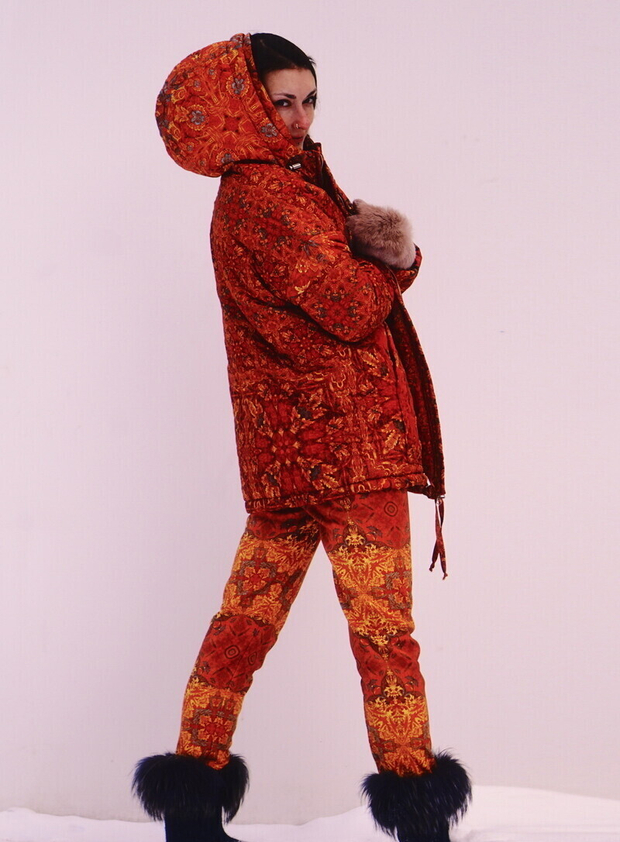 Куртка "Золотой Иран", по мотивам живописи персидского художника 16 в. Низамеддин Султана Мухаммеда