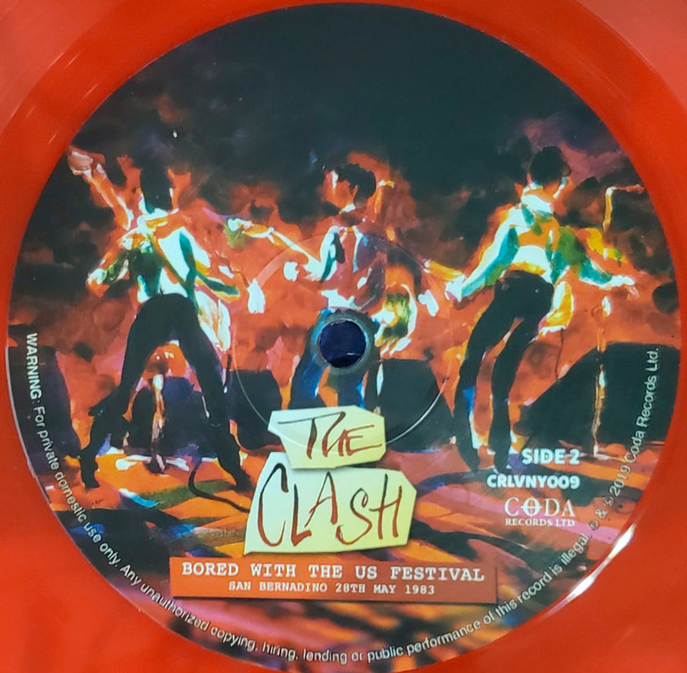 The Clash / Bored With The US Festival (Bookazine Special Limited Edition)(Coloured Vinyl)(LP+Журнал)