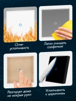 Сенсорный выключатель двухклавишный с розеткой для дома