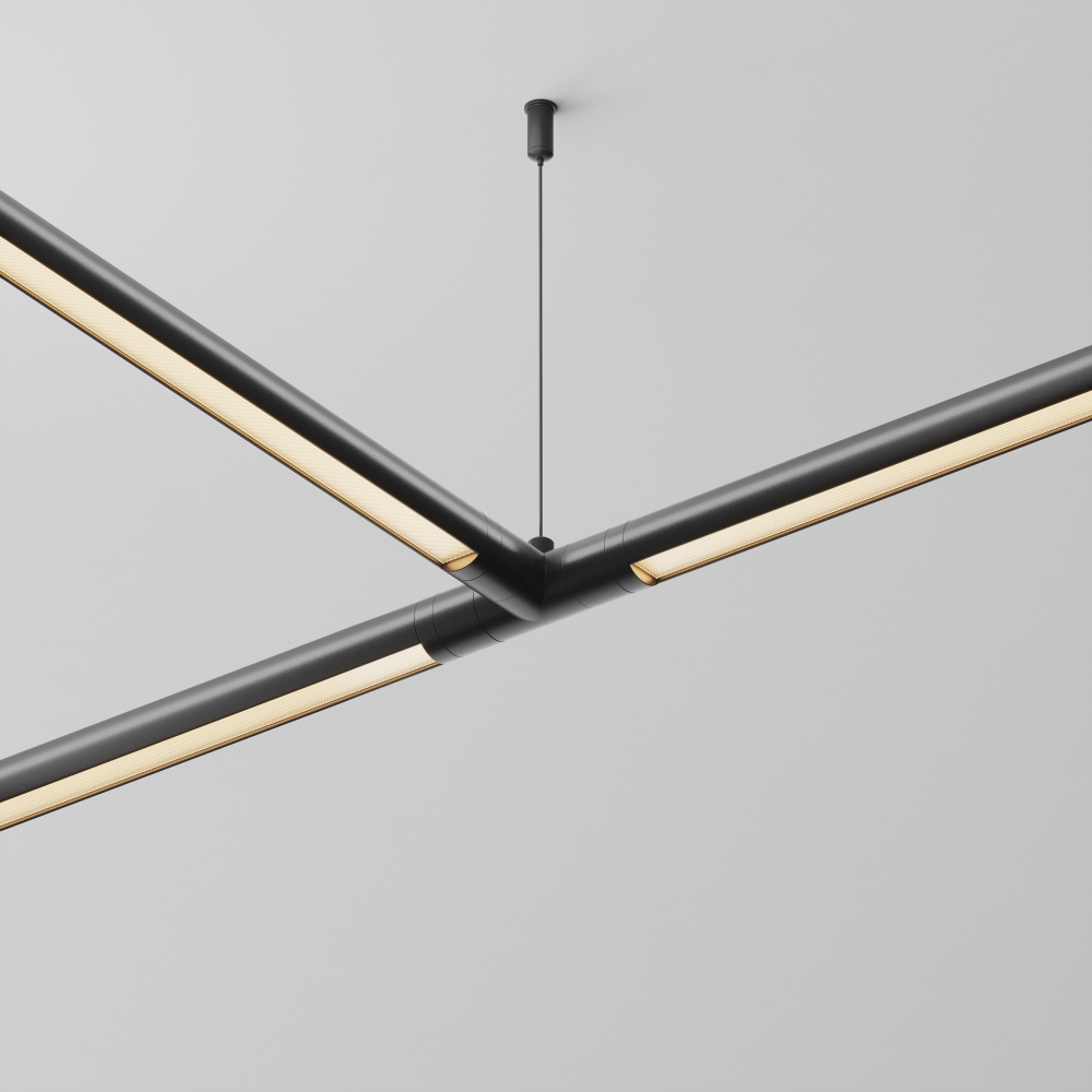 T-образный плоский коннектор для системы без ввода Maytoni SHELF CA015TC-B