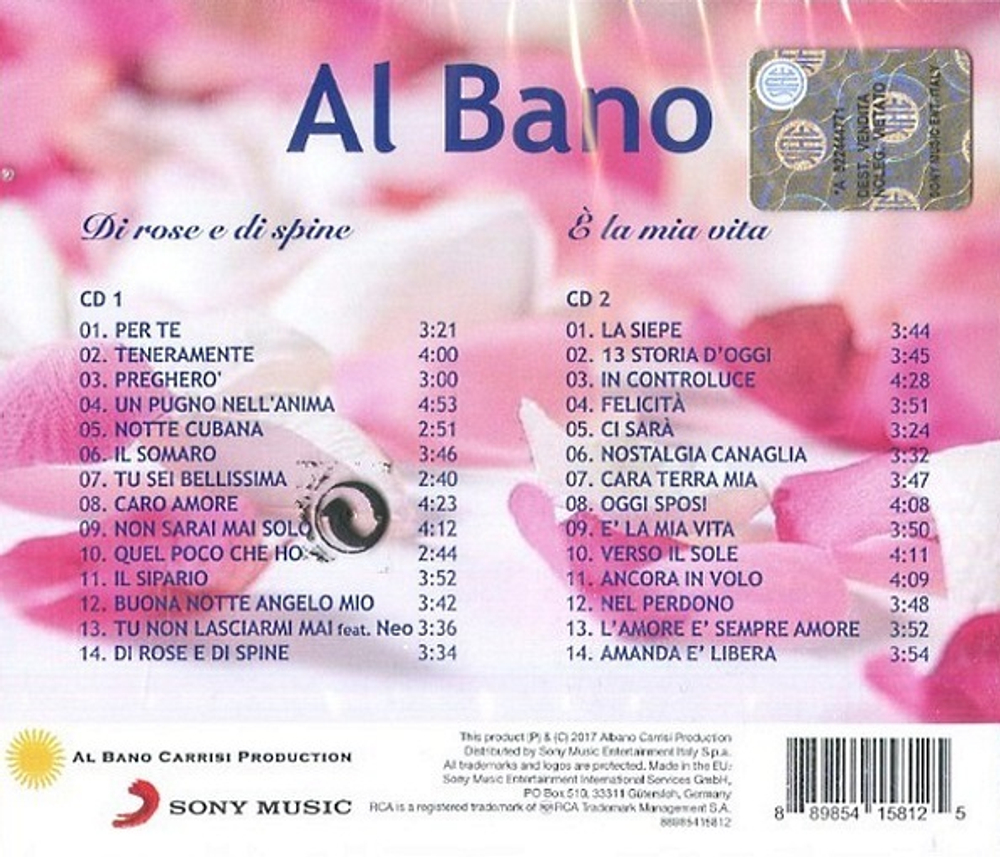 Al Bano / Di Rose E Di Spine (2CD)