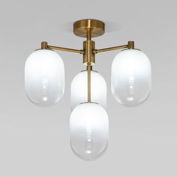 60161/4/ потолочный светильник/ латунь