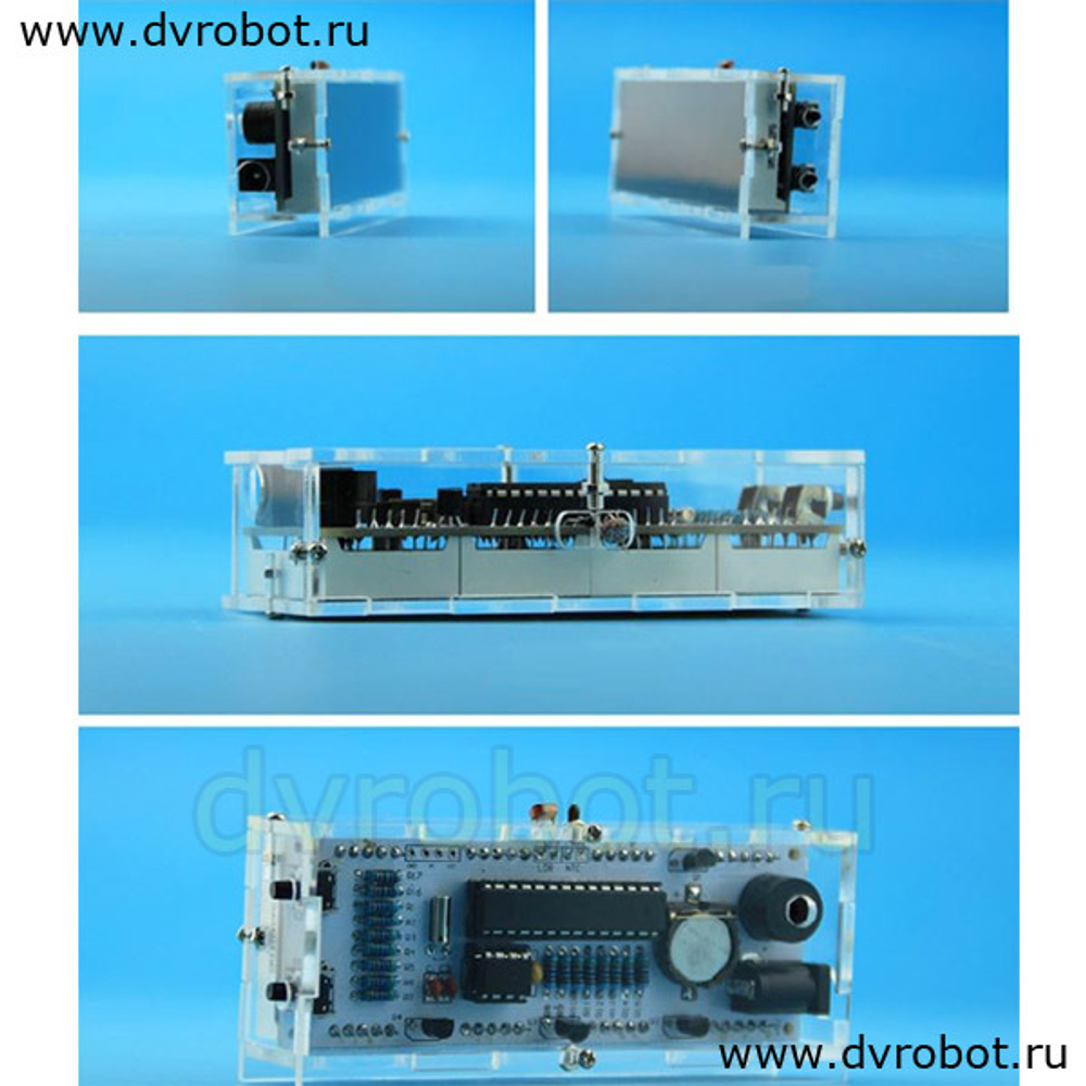 Набор DIY / LED часы - красный